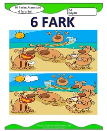 İki Resim Arasındaki Farkı Bul Etkinliği
